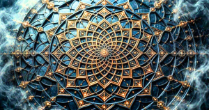 Featured image for "Why Your Clicks Are Not Converting". A deconstructed mandala dissolving at its edges under warm off-axis light.